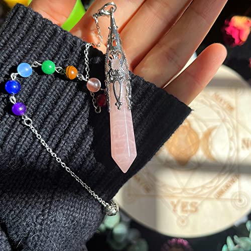 Witchcraft Pendulum Board Kit with Rose Crystal