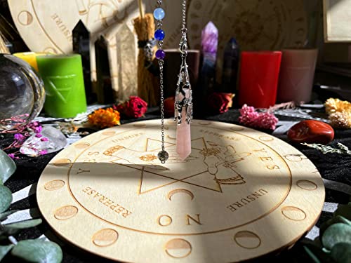 Witchcraft Pendulum Board Kit with Rose Crystal