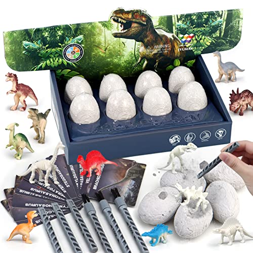 Dino Digging Kit for Kids - Fossil Eggs & Skeletons