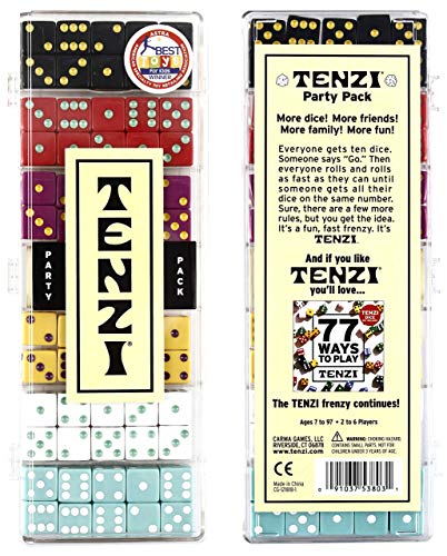 Tenzi Dice Game Party Pack - Family Fun!