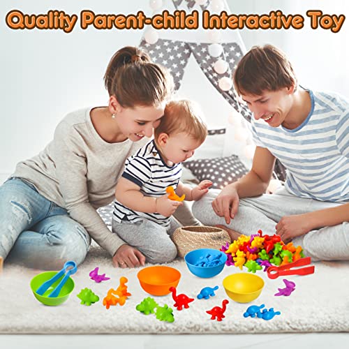 Dinosaur Counting and Sorting Toy Set