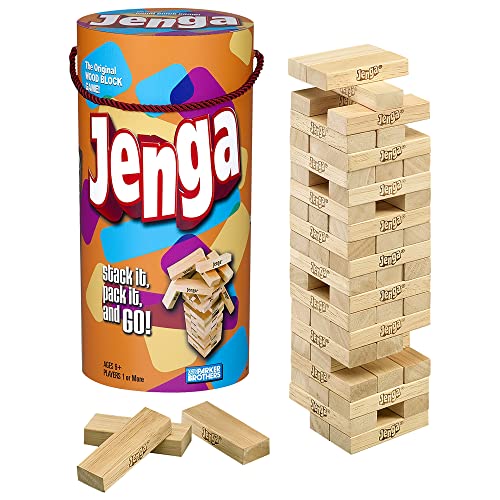 Wooden Jenga Game for Kids Ages 6+