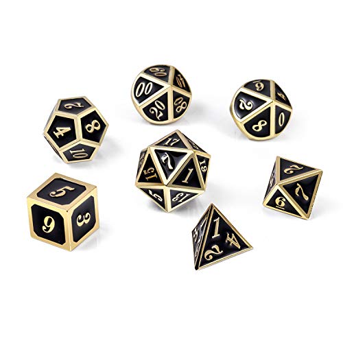 Metal D&D Dice Set with Gift Box