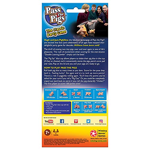 Pass The Pigs Game for Ages 7+