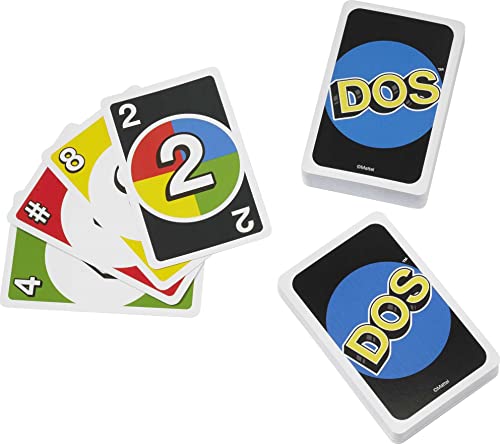 Mattel Games Dos Card Game in Portable Tin