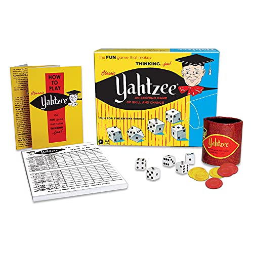 Exciting Classic Yahtzee Game, Ages 8+