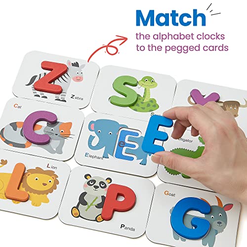 Educational Wooden Flash Cards & Block Set