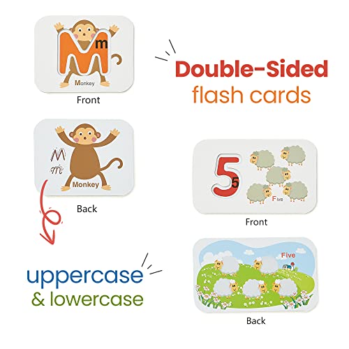 Educational Wooden Flash Cards & Block Set
