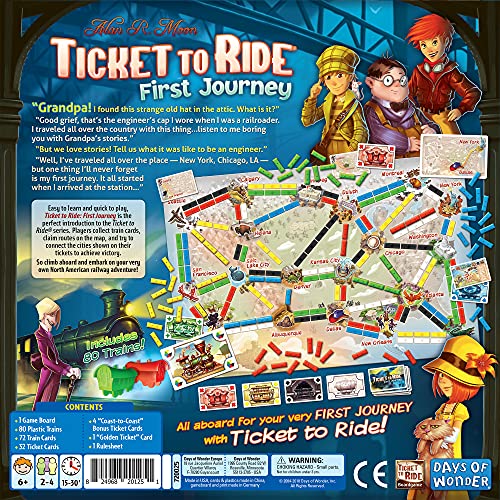 Days of Wonder Ticket to Ride Board Game