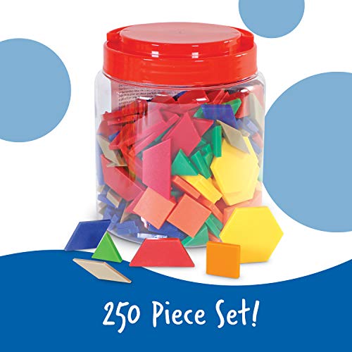 Preschool Pattern Blocks - Set of 250