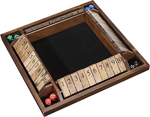 Family-friendly Shut the Box Wooden Game