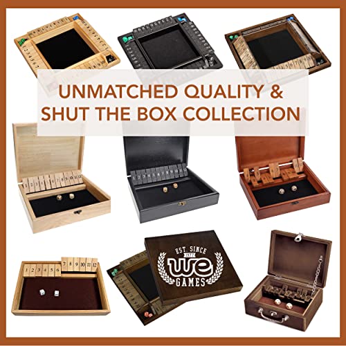 Family-friendly Shut the Box Wooden Game