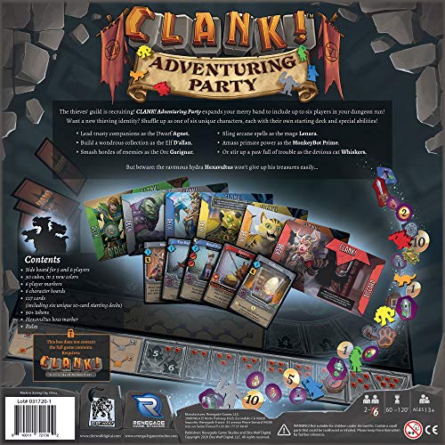 Renegade Game Studios Clank! Adventuring Party , Brown, 13 years