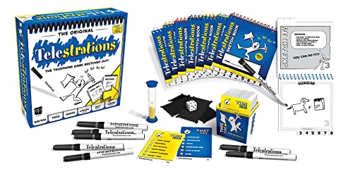 Telestrations 8 Player & TE™ Party Game for Kids