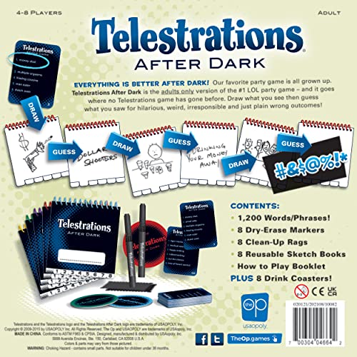 After Dark Telestrations: Adult Board Game Twist