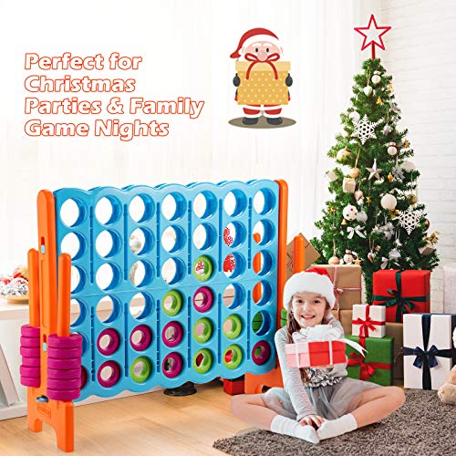 Jumbo 4-in-a-Row Game Set for Kids & Adults