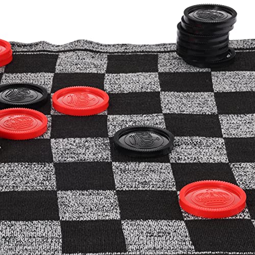 Jumbo 3-in-1 Checkers TTT Set for all Ages