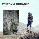 Autuveen Portable Tactical Hiking Walking Stick