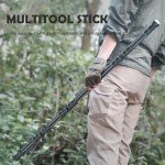 Autuveen Portable Tactical Hiking Walking Stick