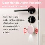 Women's Safety Alarm, Door Handle Alarm & Pepper Spray Combo