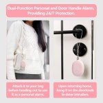 Women's Safety Alarm, Door Handle Alarm & Pepper Spray Combo