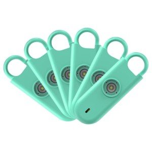 140dB Safety Alarm Keychain - 6 Pack