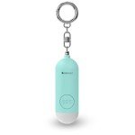 Sky Blue Personal Safety Alarm with Siren & Light