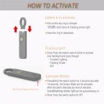 Personal Safety Alarm with Loud Siren & Strobe