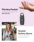 Rechargeable Personal Safety Alarm with Strobe Light