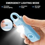 Gorfex 130dB Rechargeable Personal Alarm with Light