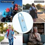 Gorfex 130dB Rechargeable Personal Alarm with Light