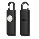 USB Rechargeable Personal Alarm with LED Light