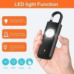USB Rechargeable Personal Alarm with LED Light