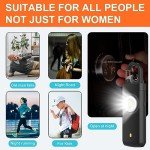 USB Rechargeable Personal Alarm with LED Light