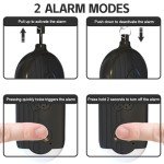 Rechargeable 130DB Personal Safety Alarm Keychain