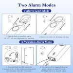 Rechargeable Personal Safety Alarm Keychain - 2 Pack