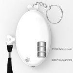 Heart-Shaped Personal Alarm Keychain for Safety