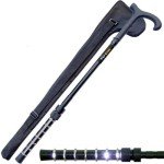Adjustable Heavy Duty Stun Cane with LED Light