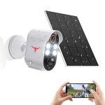 FameVibe Wireless 1080p Solar Security Camera