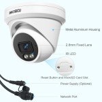 INNOSECU 8MP AI Security Dome Camera with Night Vision