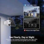 FameVibe Wireless 1080p Solar Security Camera