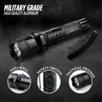 Guard Dog Diablo 2 Stun Gun – Tactical Stun Gun with LED Flashlight – Police Strength Stun Gun with Concealed Technology – Rechargeable Battery - Free Holster and Car Charger
