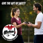 Guard Dog Diablo 2 Stun Gun – Tactical Stun Gun with LED Flashlight – Police Strength Stun Gun with Concealed Technology – Rechargeable Battery - Free Holster and Car Charger