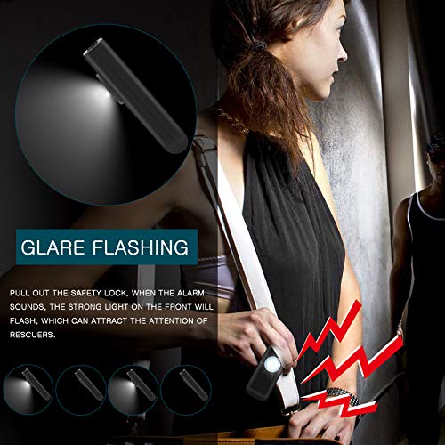 Thopeb® The Original Personal Safety Alarm for Women - Self Defense Keychain - Personal Alarm for Women - 130dB Siren LED Strobe Light and Key Chain in 7 Pop Colors