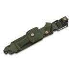 SZCO Supplies 13" M-9 Bayonet Military Style Tactical Saw Back Knife,Green/Black
