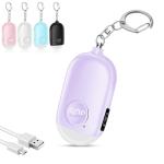 Hion 130dB Rechargeable Safety Alarm with Flashlight