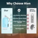 Hion 130dB Rechargeable Safety Alarm with Flashlight