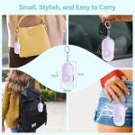 Hion 130dB Rechargeable Safety Alarm with Flashlight