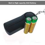 Personal Alarm Keychain with LED Light - Pink