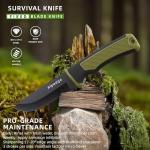 Alpedge Tactical Knife with Rotating Belt Sheath